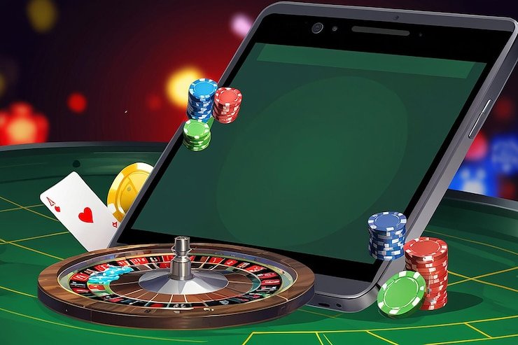 Bingo card interface on judol adalah showing numbered grid and pattern tracker
